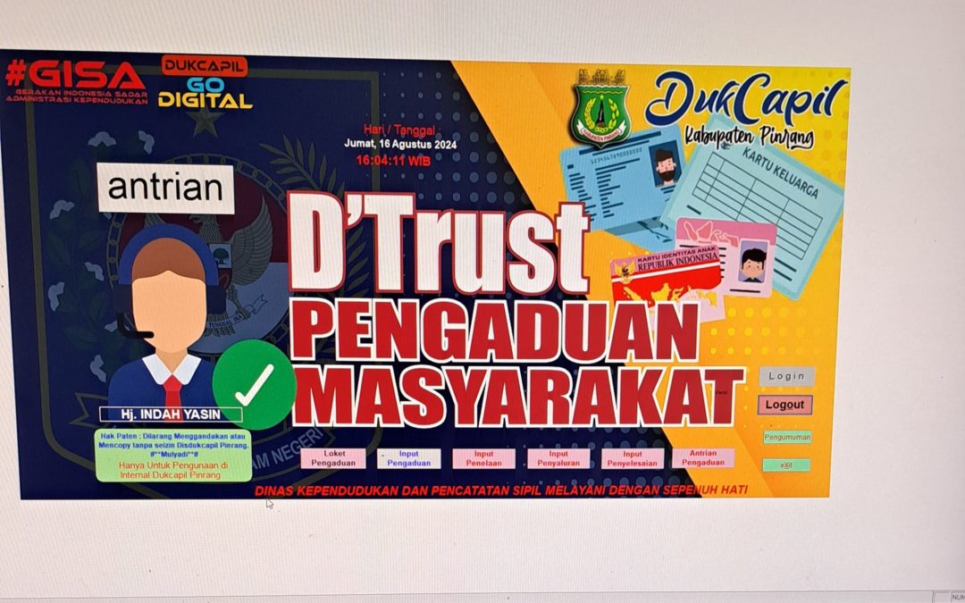 SARANA PENGADUAN MASYARAKAT DISDUKCAPIL