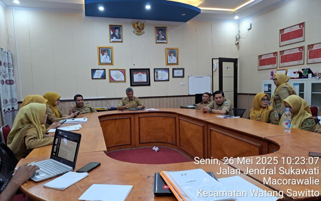Rapat Evaluasi Zona Integritas bersama Inspektorat