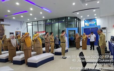 RUTINITAS APEL DAN BRIEFING PAGI, SENIN 11 AGUSTUS 2025
