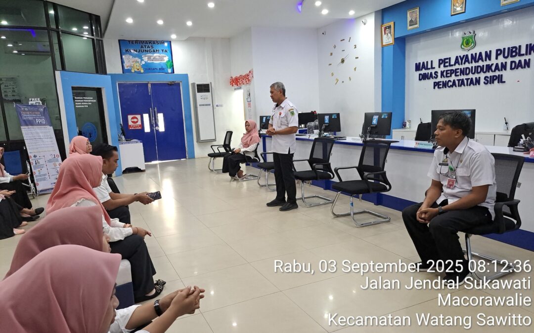 GIAT DUKCAPIL, APEL PAGI DAN BRIEFING. RABU, 03 SEPTEMBER 2025